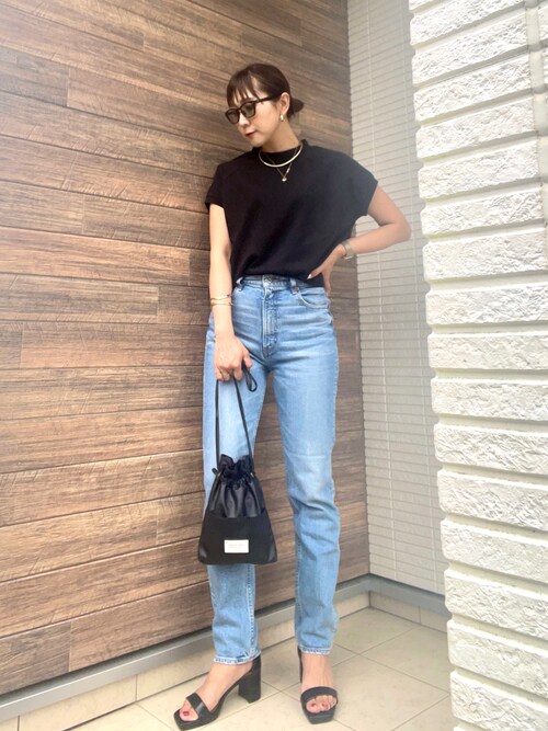 YURI|MOUSSYのデニムパンツを使ったコーディネート - WEAR