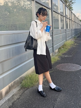 「HARUTA（ハルタ）のアイテム」を使った、YURIさん（レディース・166cm）の秋コーディネート