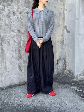 「JEANASIS（ジーナシス）のアイテム」を使った、YURIさん（レディース・166cm）の秋コーディネート