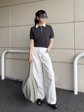 「me+em select（ミームセレクト）のアイテム」を使った、YURIさん（レディース・166cm）の春コーディネート