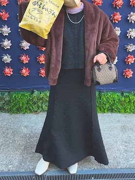 「NICE CLAUP（ナイスクラップ）のアイテム（ジャケット/アウター）」を使った、kokochin さん（レディース・150cm）の春コーディネート