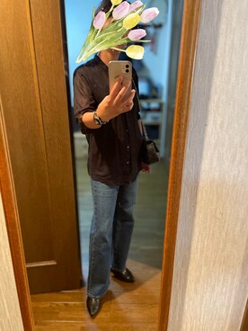 「INUOVO（イヌーボ）のアイテム」を使った、まりさん（レディース・158cm）の秋コーディネート