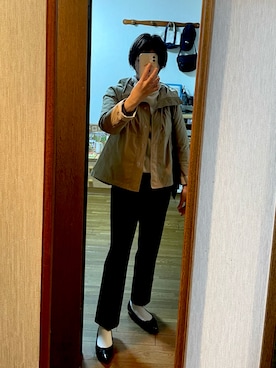 「INUOVO（イヌーボ）のアイテム」を使った、まりさん（レディース・158cm）の冬コーディネート