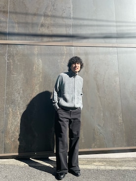 「WHITELAND（ホワイトランド）のアイテム（スウェットパンツ）」を使った、keita0910さん（メンズ・172cm）の秋コーディネート