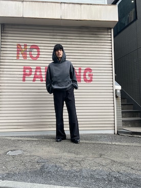 「WHITELAND（ホワイトランド）のアイテム（スウェットパンツ）」を使った、keita0910さん（メンズ・172cm）の秋コーディネート