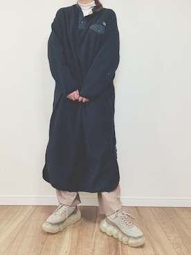 「grounds（グラウンズ）のアイテム（その他シューズ）」を使った、ayumi.tさん（レディース・155cm）の冬コーディネート