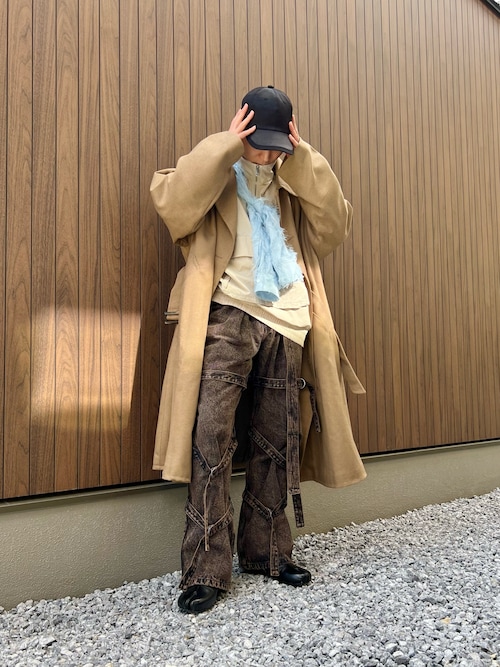 soerte（ソエルテ）の「Oversize double breasted stand collar