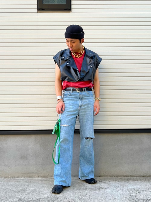 Tysai Guのデニムパンツを使ったコーディネート Wear
