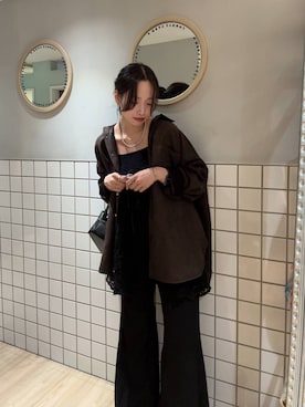 「アイテム（タンクトップ）」を使った、ぐっちさん（レディース・166cm・30代）の秋コーディネート