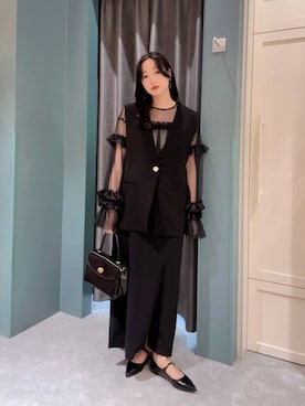 「アイテム（ボストンバッグ）」を使った、ぐっちさん（レディース・166cm・30代）の夏コーディネート