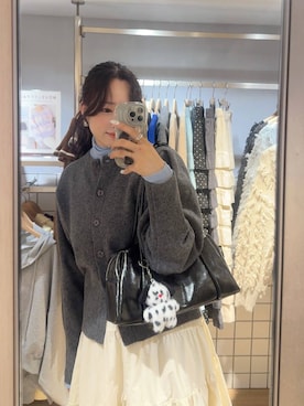 「アイテム（PC・スマホグッズ/家電）」を使った、ぐっちさん（レディース・166cm）の秋コーディネート