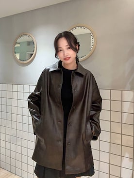 「アイテム（カバーオール）」を使った、ぐっちさん（レディース・166cm・30代）の秋コーディネート