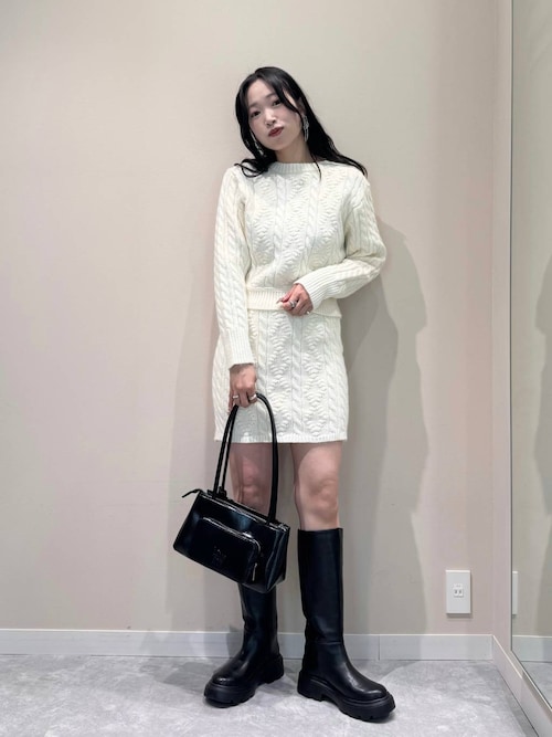 セール】ケーブルニットプルオーバーLS 240860（ニット