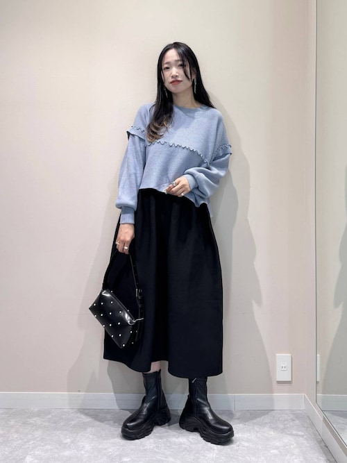 lovan ニットキャミワンピース 美品♡】LOVAN ニットキャミワンピース
