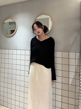 「アイテム（チョーカー）」を使った、ぐっちさん（レディース・166cm・30代）の秋コーディネート