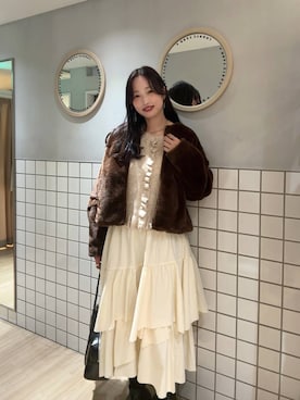 「アイテム（ブルゾン）」を使った、ぐっちさん（レディース・166cm・30代）の秋コーディネート