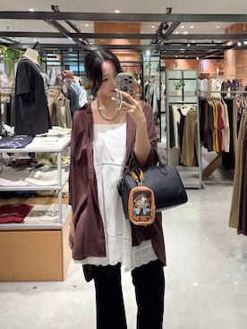 「アイテム（スマホケース/カバー）」を使った、ぐっちさん（レディース・166cm）の夏コーディネート