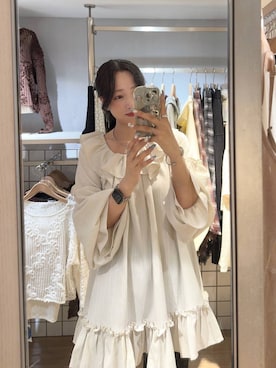 「アイテム（チョーカー）」を使った、ぐっちさん（レディース・166cm）の秋コーディネート