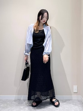 「キャミソール」｜ぐっちさん（レディース・166cm）の夏コーディネート