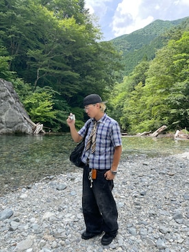 「アイテム（キーケース/キーアクセサリー）」を使った、shoki2017さん（メンズ・165cm）の夏コーディネート