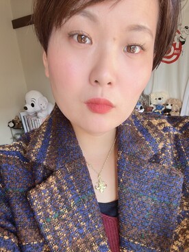 「しまむら（シマムラ）のアイテム（ピーコート）」を使った、ちゃめちさん（レディース・150cm）の秋コーディネート