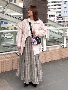 Motohashi Kayokoさん（レディース・162cm）の春コーディネート