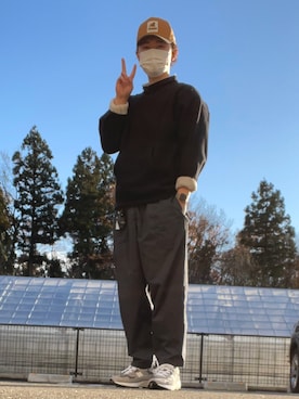 「MONKEY TIME（モンキータイム）のアイテム（スウェット）」を使った、Ryuto    さん（メンズ・178cm）の秋コーディネート