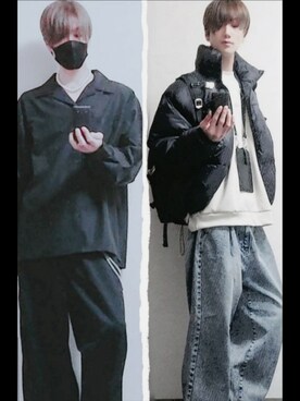 「ACT（アクト）のアイテム」を使った、シンジさん（メンズ・183cm）の冬コーディネート