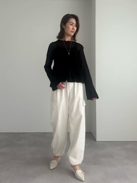 「カーゴパンツコーデ」｜ur'sさん（レディース・169cm）の夏コーディネート