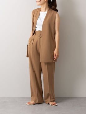 「UR'S（ユアーズ）のアイテム（ベスト）」を使った、ur'sさん（レディース・159cm）の夏コーディネート