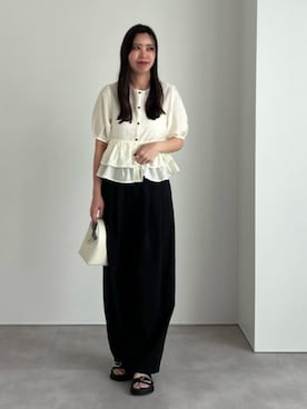 「UR'S（ユアーズ）のアイテム」を使った、ur'sさん（レディース・168cm）の夏コーディネート