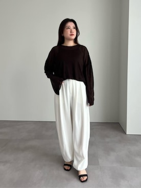 「UR'S（ユアーズ）のアイテム」を使った、ur'sさん（レディース・155cm）の春コーディネート