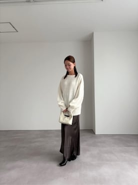 「UR'S（ユアーズ）のアイテム（スカート）」を使った、ur'sさん（レディース・155cm）の秋コーディネート