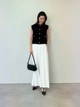 「urs」｜「アイテム（パンツ）」を使った、ur'sさん（レディース・169cm）の春コーディネート