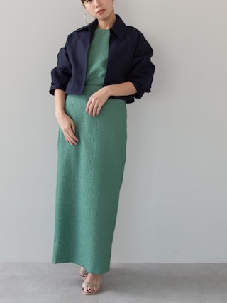 ふくれｼﾞｬｶﾞｰﾄﾞﾊﾞﾙｰﾝ袖ﾄｯﾌﾟｽを使った人気ファッション
