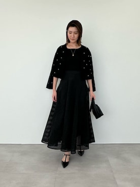 「urs」｜「アイテム（パンプス）」を使った、ur'sさん（レディース・169cm）の春コーディネート