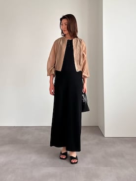 「UR'S（ユアーズ）のアイテム（ワンピース）」を使った、ur'sさん（レディース・169cm）の春コーディネート