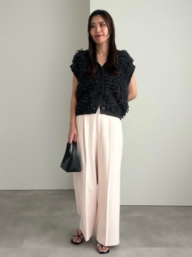 「UR'S（ユアーズ）のアイテム（ベスト）」を使った、ur'sさん（レディース・168cm）の夏コーディネート