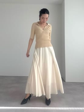 「フレア」｜ur'sさん（レディース・169cm）の夏コーディネート