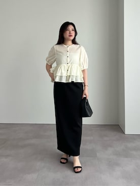 「UR'S（ユアーズ）のアイテム」を使った、ur'sさん（レディース・155cm）の春コーディネート