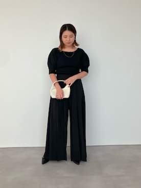 「urs」｜「アイテム（パンツ）」を使った、ur'sさん（レディース・158cm）の春コーディネート