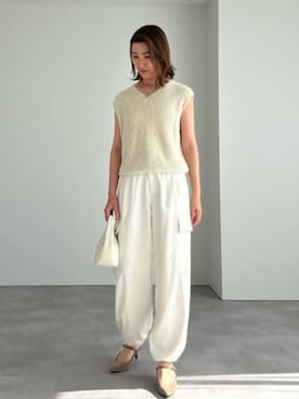 「カーゴパンツコーデ」｜ur'sさん（レディース・169cm）の夏コーディネート