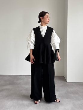 「UR'S（ユアーズ）のアイテム（パンツ）」を使った、ur'sさん（レディース・154cm）の春コーディネート