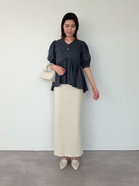 「urs」｜「アイテム（バッグ）」を使った、ur'sさん（レディース・169cm）の春コーディネート