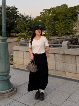 「UR'S（ユアーズ）のアイテム」を使った、ur'sさん（レディース・155cm）の春コーディネート
