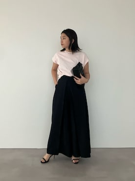 「urs」｜「アイテム（パンツ）」を使った、ur'sさん（レディース・158cm）の春コーディネート