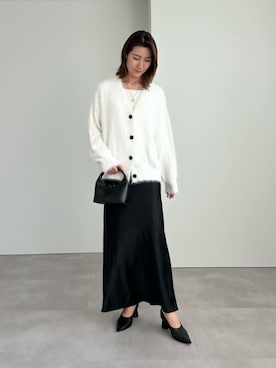 「UR'S（ユアーズ）のアイテム（スカート）」を使った、ur'sさん（レディース・169cm）の秋コーディネート