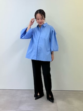 「スリット」｜ur'sさん（レディース・153cm）の夏コーディネート