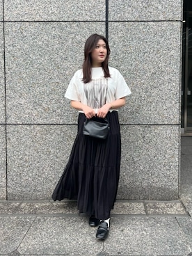 「UR'S（ユアーズ）のアイテム」を使った、ur'sさん（レディース・155cm）の春コーディネート