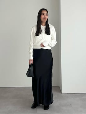 「UR'S（ユアーズ）のアイテム（スカート）」を使った、ur'sさん（レディース・168cm）の秋コーディネート